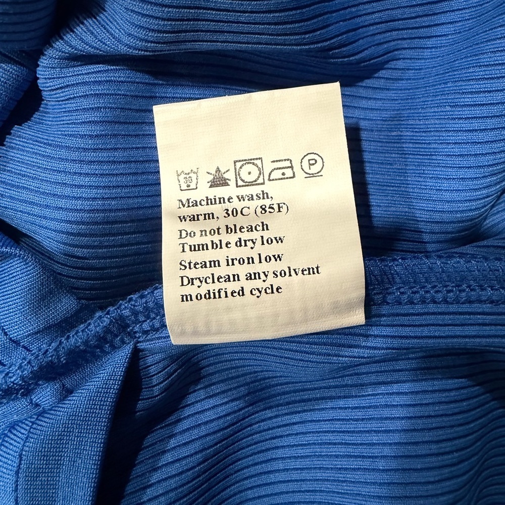 Sleek Royal Blue Cowl Neck Maxi Dress by Pretty Garden. Hardly used - Picture 5 of 5